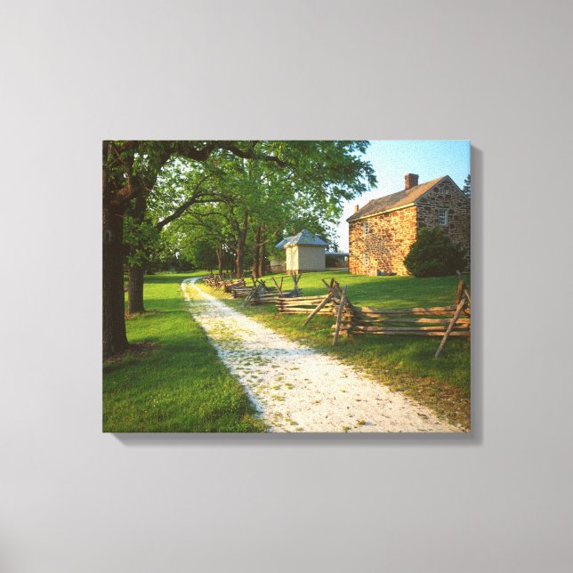 USA, Virginia, Fairfax County, Sully Plantation Canvas Print (Front)