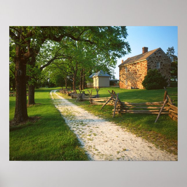 USA, Virginia, Fairfax County, Sully Plantation Poster (Front)