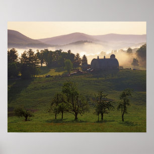 USA, Virginia, Giles County, Farm Poster