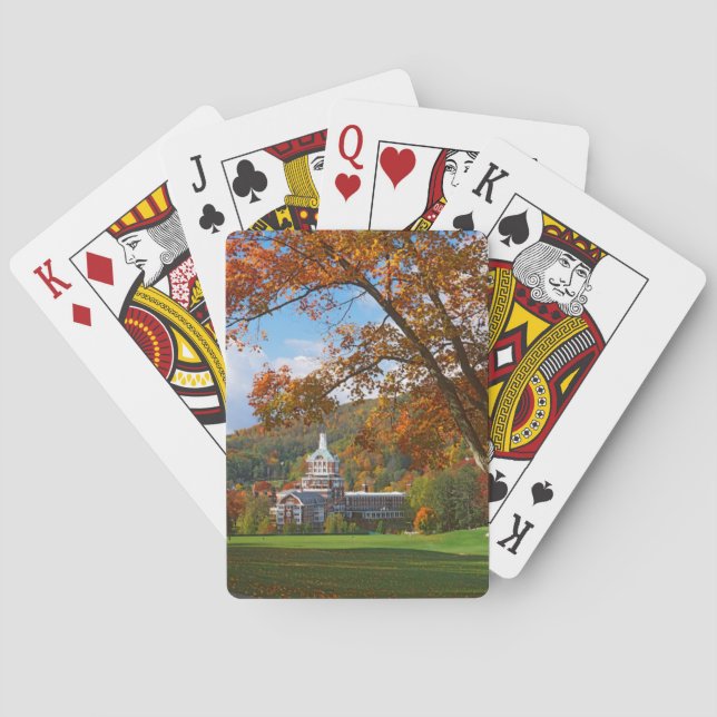 USA, Virginia, Hot Springs, The Homestead Poker Cards (Back)