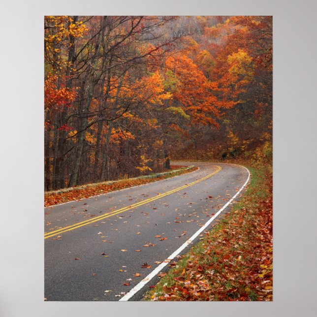 USA, Virginia, Shenandoah National Park, Skyline Poster (Front)