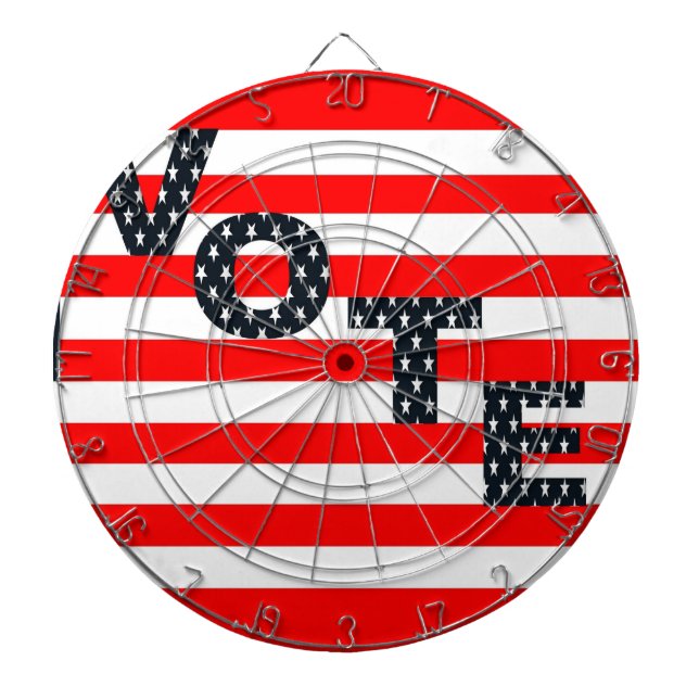 Usa Vote Dart Board (Front)