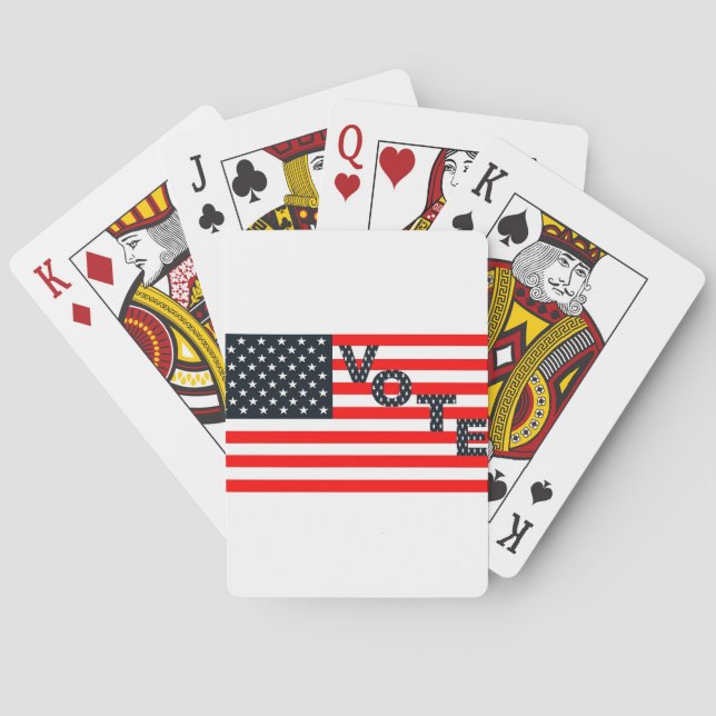 Usa Vote Poker Cards (Back)