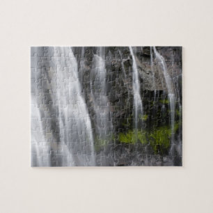 USA, WA, Mt. Rainier NP, Narada Falls Jigsaw Puzzle