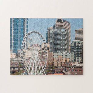 USA, Wa, Seattle. Argosy Harbor Cruise Boat Jigsaw Puzzle