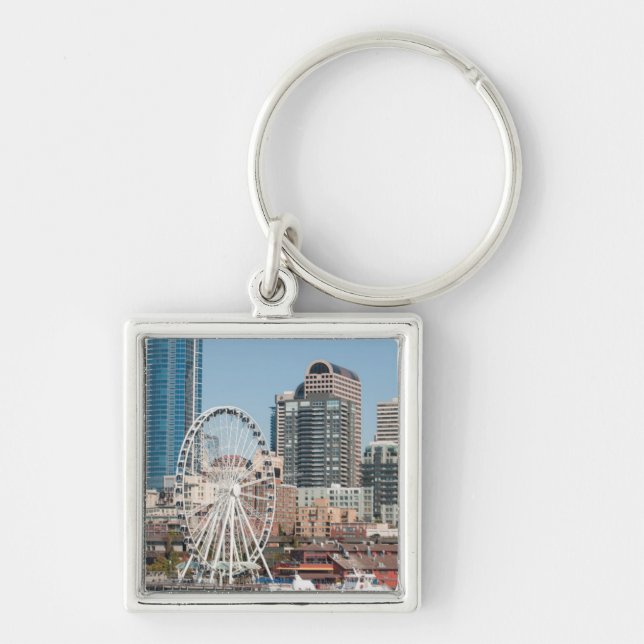 USA, Wa, Seattle. Argosy Harbor Cruise Boat Keychain (Front)