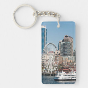 USA, Wa, Seattle. Argosy Harbor Cruise Boat Keychain