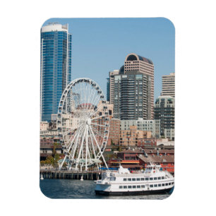 USA, Wa, Seattle. Argosy Harbor Cruise Boat Magnet
