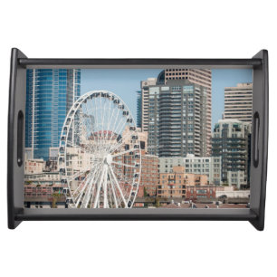 USA, Wa, Seattle. Argosy Harbor Cruise Boat Serving Tray
