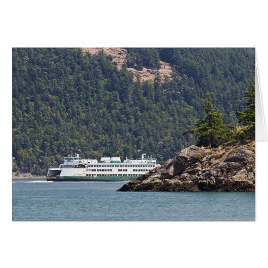 USA, WA. Washington State Ferries Cards (Front Horizontal)