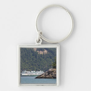 USA, WA. Washington State Ferries Keychain