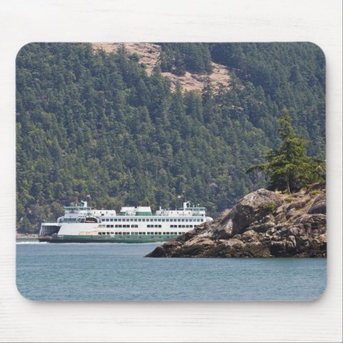 USA WA Washington State Ferries Mouse Pad