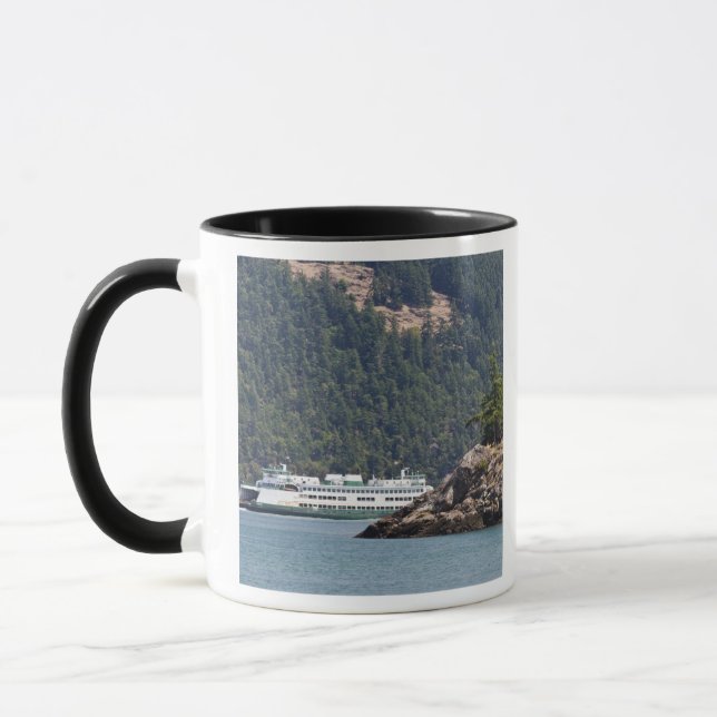 USA, WA. Washington State Ferries Mug (Left)