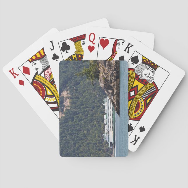 USA, WA. Washington State Ferries Poker Cards (Back)