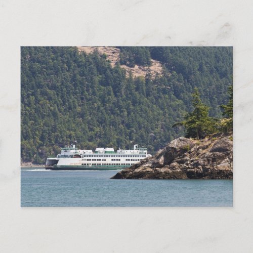 USA WA Washington State Ferries Postcard