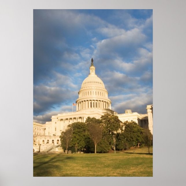 USA, Washington DC, Capitol building Poster (Front)