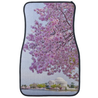 USA, Washington DC, Cherry tree in bloom Car Floor Mat