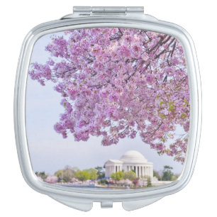 USA, Washington DC, Cherry tree in bloom Compact Mirror