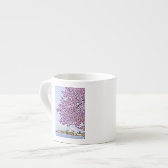 USA, Washington DC, Cherry tree in bloom Espresso Cup (Front Left)