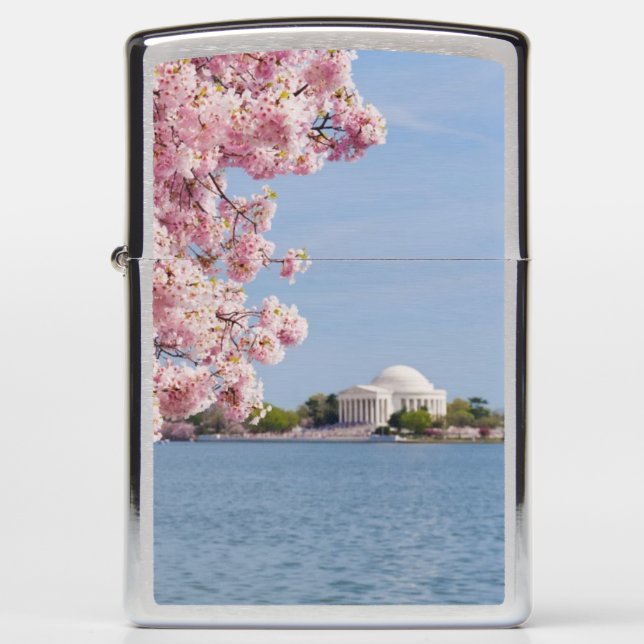 USA, Washington DC, Cherry tree Zippo Lighter (Front)