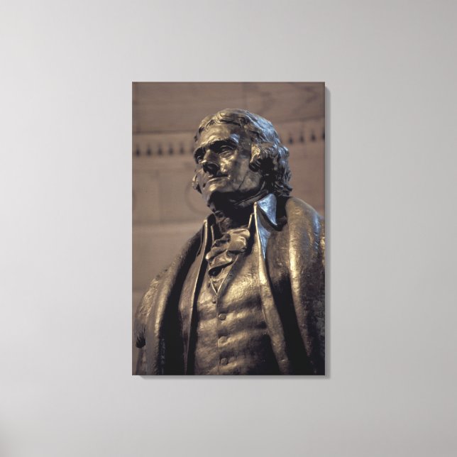 USA, Washington DC. Thomas Jefferson Memorial. Canvas Print (Front)
