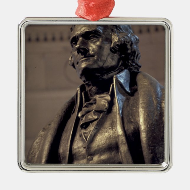 USA, Washington DC. Thomas Jefferson Memorial. Metal Ornament (Front)