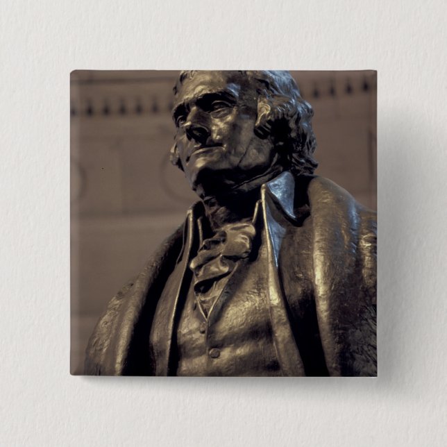 USA, Washington DC. Thomas Jefferson Memorial. Pinback Button (Front)