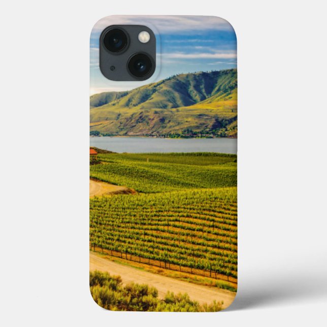 USA, Washington, Lake Chelan. Benson Vineyards Case-Mate iPhone Case (Back)