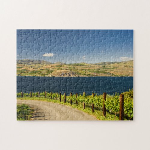 USA Washington Lake Chelan Vineyard Jigsaw Puzzle