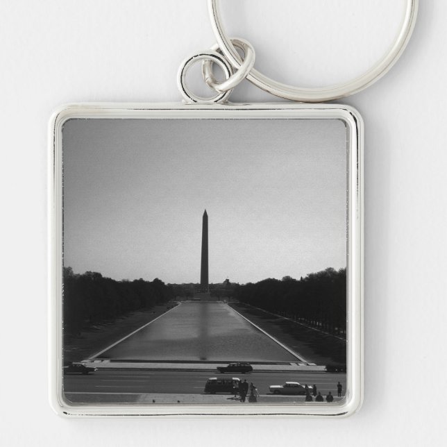 USA Washington Monument 1970 Keychain (Front)