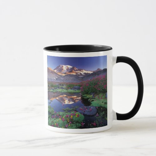 USA Washington Mt Rainier NP sunrise Mug