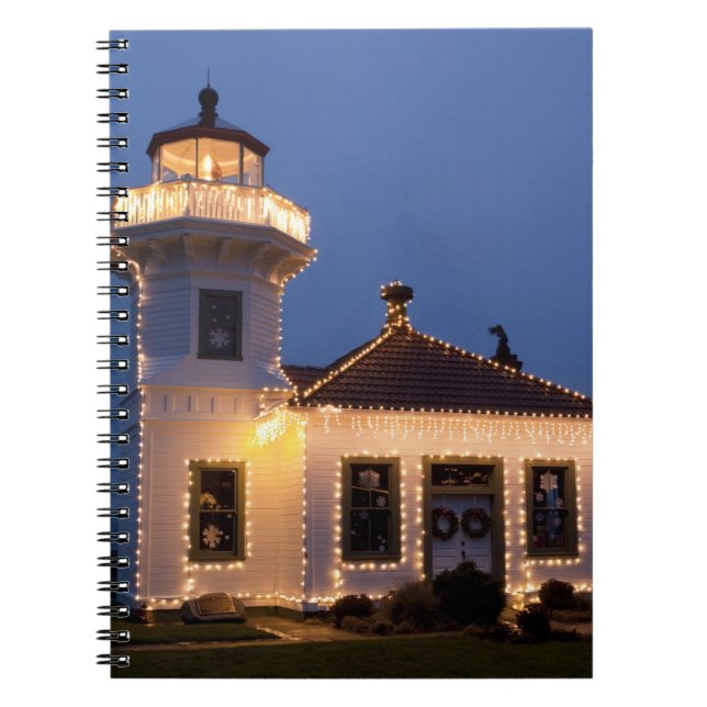 USA, Washington, Mukilteo. Mukilteo Lighthouse Notebook (Front)