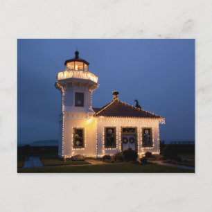 USA, Washington, Mukilteo. Mukilteo Lighthouse Postcard
