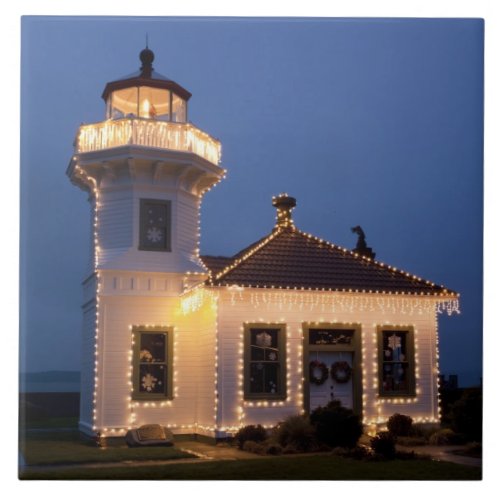 USA Washington Mukilteo Mukilteo Lighthouse Tile