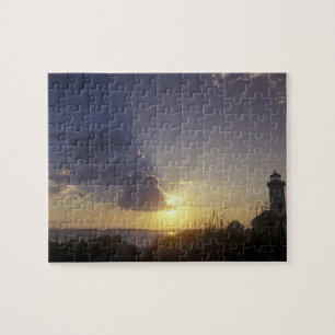 USA, Washington, near Port Townsend. Point Jigsaw Puzzle