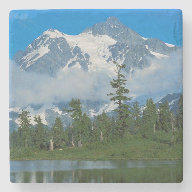 USA, Washington, North Cascades National Park 10 Stone Coaster (Front)