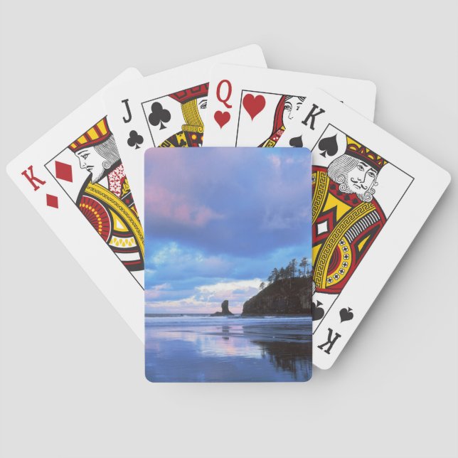 USA, Washington, Olympic National Park 2 Poker Cards (Back)