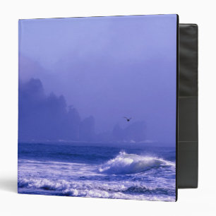 USA, Washington, Olympic National Park. Fog 3 Ring Binder