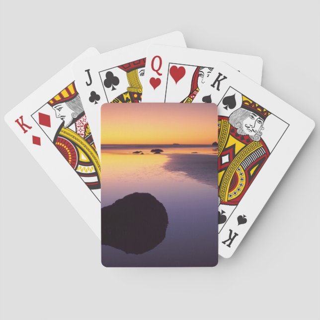 USA, Washington, Olympic Peninsula Poker Cards (Back)