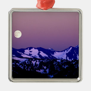 USA, Washington, Port Angeles, Olympic National Metal Ornament