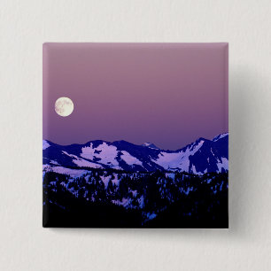 USA, Washington, Port Angeles, Olympic National Pinback Button