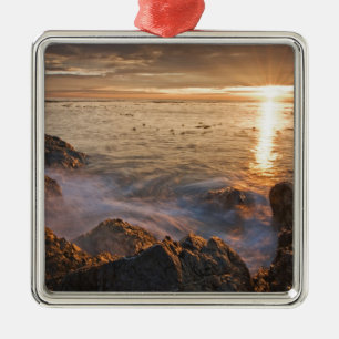 USA, Washington, San Juan Islands. A dramatic Metal Ornament