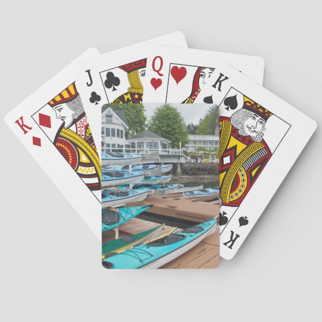USA, Washington, San Juan Islands Poker Cards (Back)
