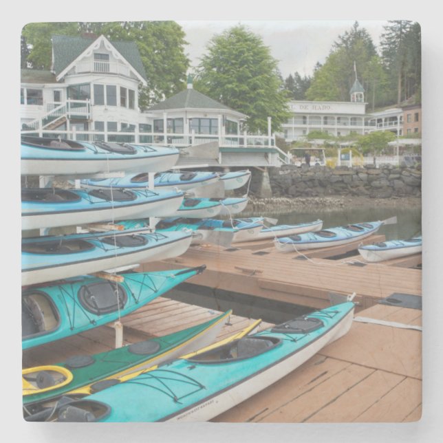 USA, Washington, San Juan Islands Stone Coaster (Front)