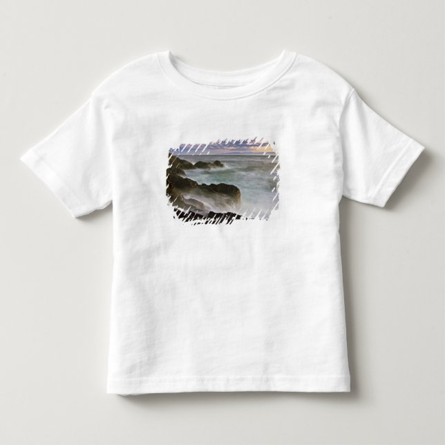 USA, Washington, San Juan Islands.  Waves crash Toddler T-shirt (Front)