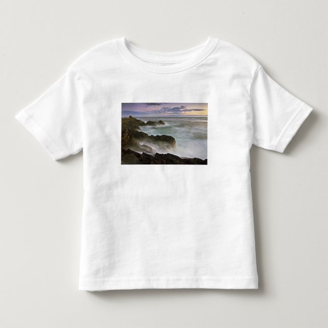 USA, Washington, San Juan Islands.  Waves crash Toddler T-shirt (Front)