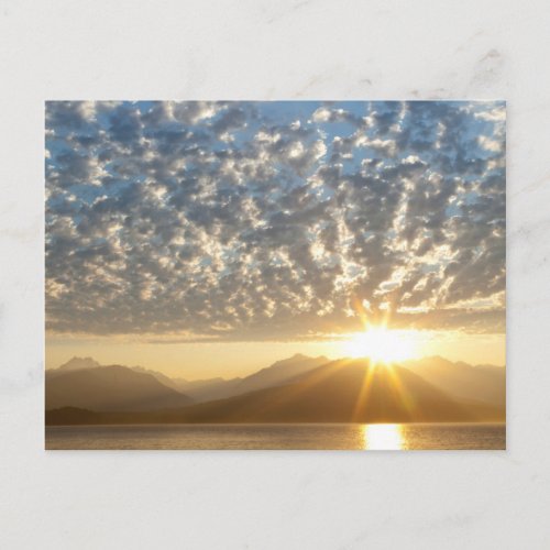 USA Washington Seabeck Sunset Postcard