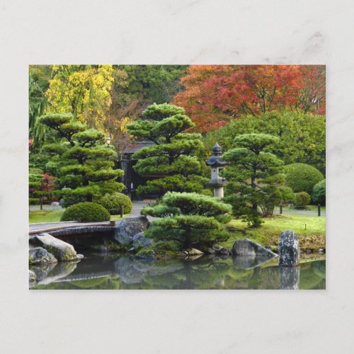 USA Washington Seattle Arboretum Japanese Postcard