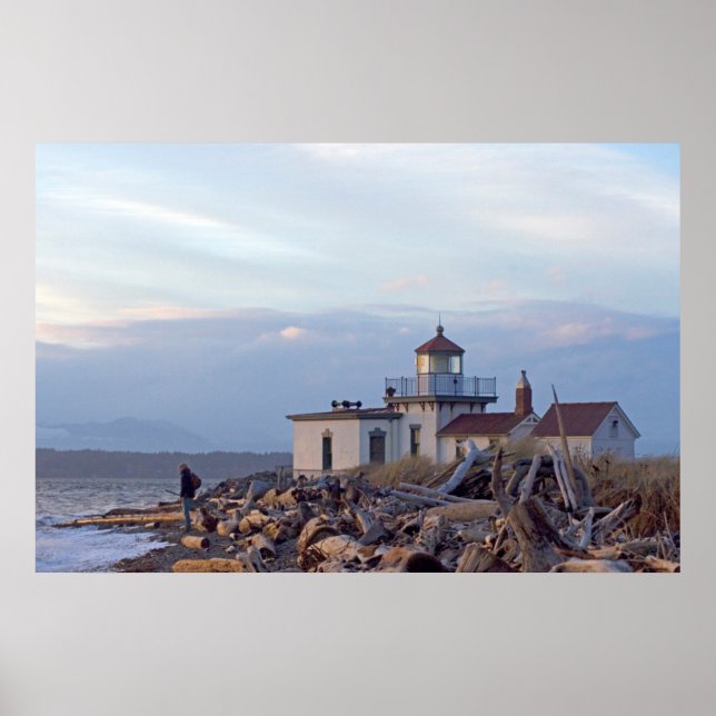 USA, Washington, Seattle, Puget Sound 2 Poster (Front)