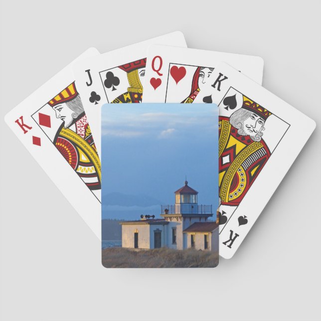 USA, Washington, Seattle, Puget Sound Poker Cards (Back)